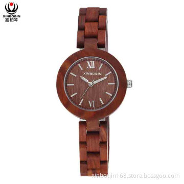 XINBOQIN Factory Custom Men Quartz Wood Watch